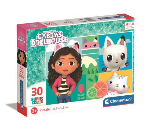PUZZLE 30EL GABYS DOLLHOUSE CLEMENTONI PUZZLE 30EL GABYS DOLLHOUSE CLEMENTONI