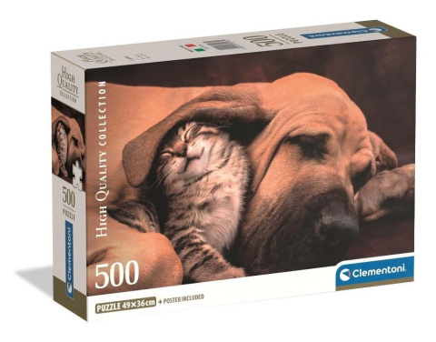 PUZZLE 500EL Cuddles CLEM