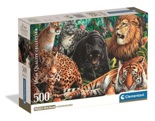 PUZZLE 500EL Wild Cats CLEM