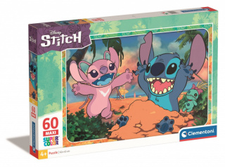 PUZZLE 60EL MAXI DISNEY STITCH CLEM PUD