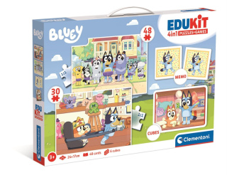Puzzle 4w1 Edukit Bluey CLEMENTONI