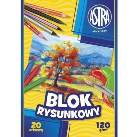 Blok rysunkowy ASTRAPAP A4 120g Blok rysunkowy ASTRAPAP A4 120g