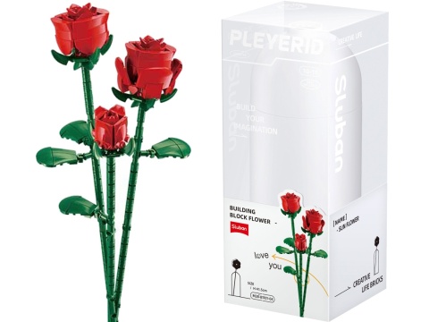 KLOCKI-SLUBAN KWIATY (258 EL.)