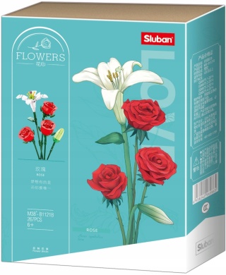 KLOCKI-SLUBAN KWIATY (267 EL.)