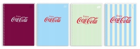 Kołozeszyt A6 80# Soft Touch Coca Cola(10) Kołozeszyt A6 80# Soft Touch Coca Cola(10)