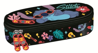 PIÓRNIK SASZETKA Z KLAPKĄ STITCH BLACK ALOHA
