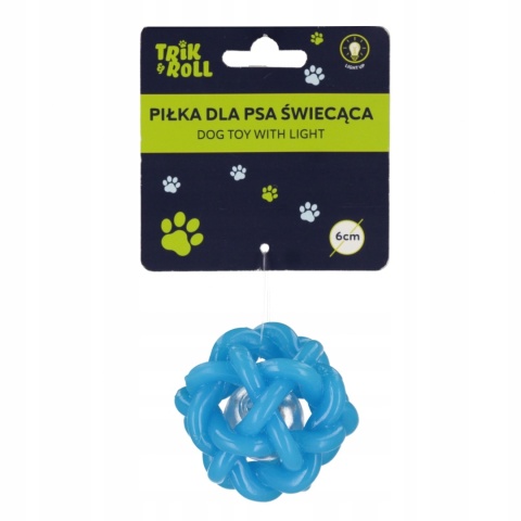 ZABAWKA DLA PSA PIŁKA ŚWIAT NIEB 6CM TRIK ZABAWKA DLA PSA PIŁKA ŚWIAT NIEB 6CM TRIK