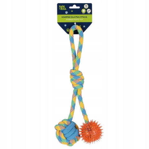 ZABAWKA DLA PSA SZARPAK PIŁKA 2STR POM 34CM TRIK ZABAWKA DLA PSA SZARPAK PIŁKA 2STR POM 34CM TRIK