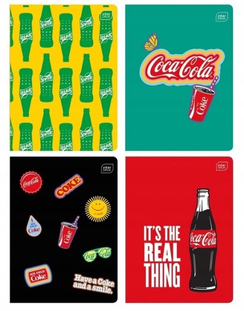Zeszyt A5 32 kol3= 70g Mat+UV Coca Cola(10) Zeszyt A5 32 kol3= 70g Mat+UV Coca Cola(10)