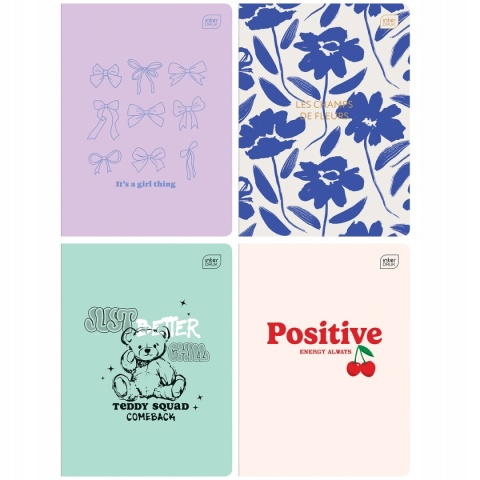 Zeszyt A5 60# M 70g UV Girls mix