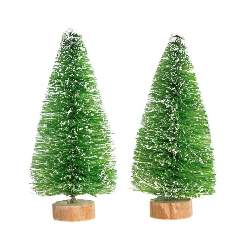 CHOINKI DEKORACYJNE 8 CM, 2 SZT. ZIELONE
