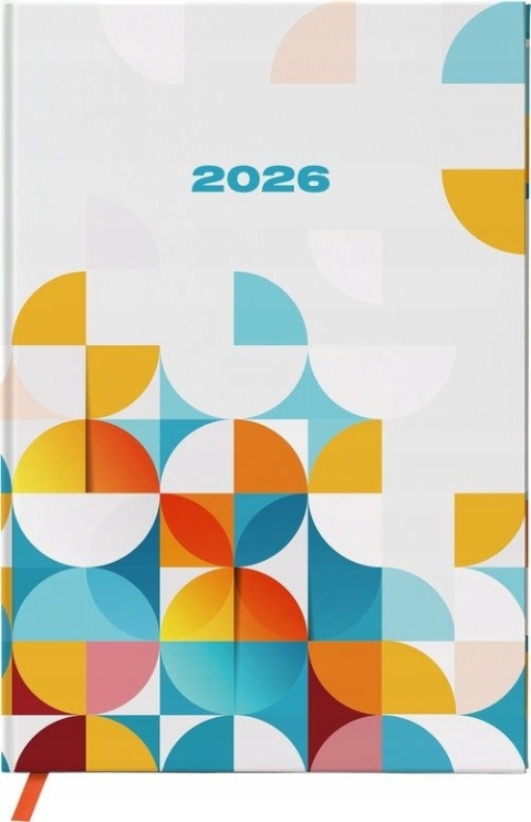 KALENDARZ KSIĄŻKOWY DZIENNY A5 GRASSO 2026