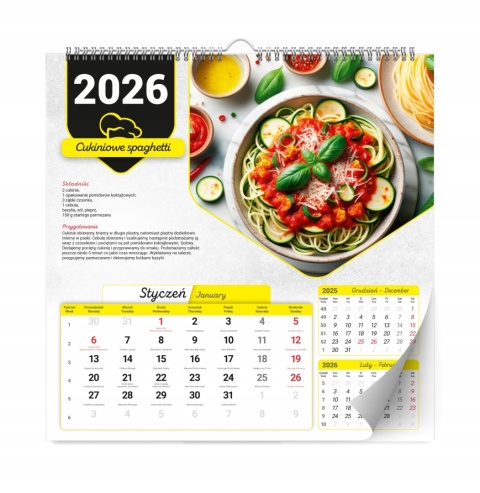 KALENDARZ KULINARNY LUX 2026