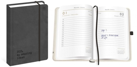 Kalendarz książk.A5 384 Mat+UV Ideas 26 Kalendarz książk.A5 384 Mat+UV Ideas 26