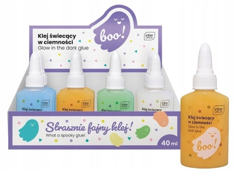 Klej świec w ciemn do dekor 40ml BOO 12s Klej świec w ciemn do dekor 40ml BOO 12s