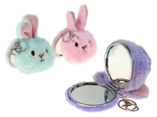 LUSTERKO PLUSZOWE KRÓLIK BRELOK(12)