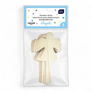 Patyczki drewniane 6szt.Angels