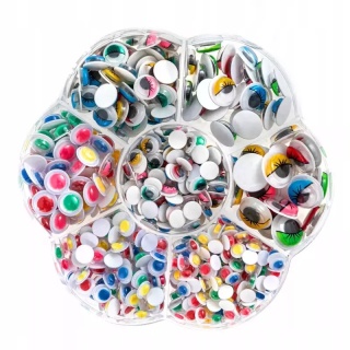 RUCHOME OCZKA 550 SZT. MIX