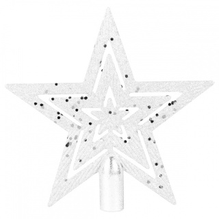 Szpic choinkowy - gwiazda biała