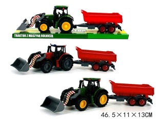 TRAKTOR Z PRZYCZEPĄ KLOSZ