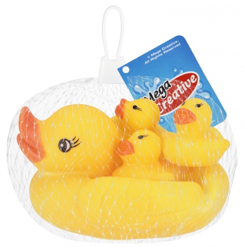 ZABAWKA DO KĄPIELI KACZUSZKA 4SZT 10X7 SIATKA