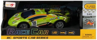 AUTO WYŚCIGOWE ZDALNIE STER DYM 28X12X14 MC