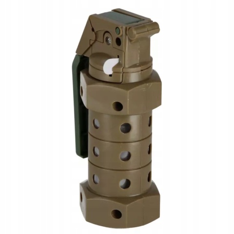 Granat zabawka świecący dźwiękowy 10 cm dwa kolory