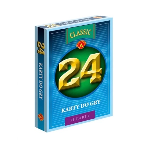 KARTY DO GRY 24SZT PLASTIK CLASSIC