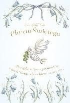 Karnet A5 CHRZEST GOŁĄBEK W KWIATACH