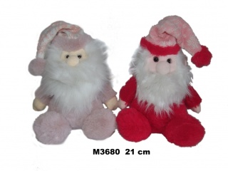 MIKOŁAJ PLUSZOWY 2 KOL. 20CM