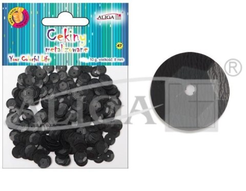 Cekiny metal.MT-0211(87)czarne 10g. Cekiny metal.MT-0211(87)czarne 10g.
