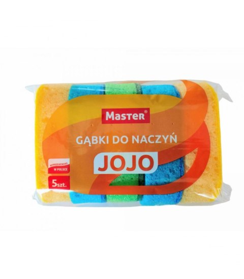 GĄBKA DO NACZYŃ JOJO 5SZT MASTER S160 GĄBKA DO NACZYŃ JOJO 5SZT MASTER S160