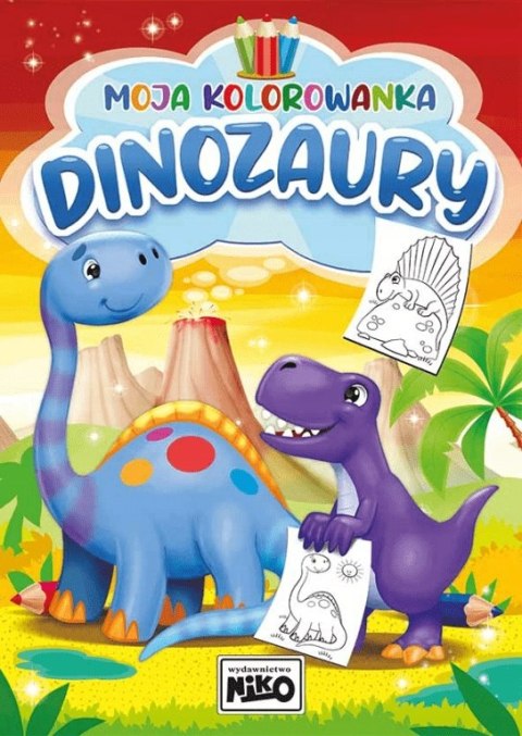 Moja kolorowanka - DINOZAURY Moja kolorowanka - DINOZAURY