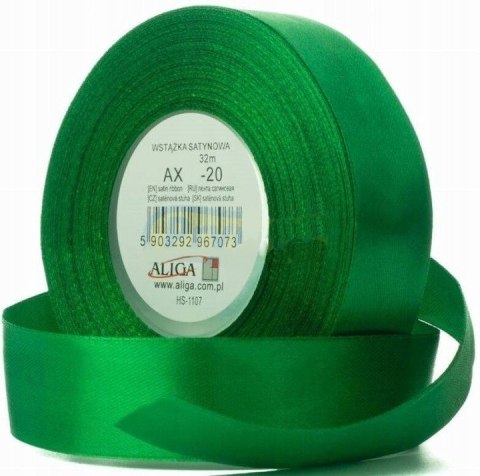 Wstążka sat c.zieleń 6mm/32m 1szt ax06-20
