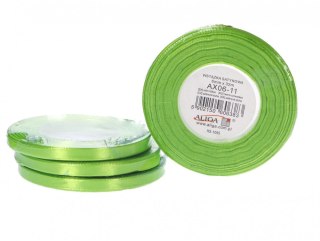 Wstążka sat j.zieleń 6mm/32m 1 sztuka