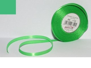 Wstążka sat.j.zielony 12mm/32m 1szt