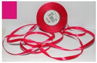 Wstążka satynowa ciemny róż 25mm/32m 1 sztuka