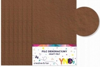 YNJ FILC DEKORACYJNY BRĄZOWY 1szt.(8)