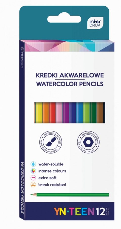 YNT KREDKI AKWARELOWE 12 KOL.[12x240