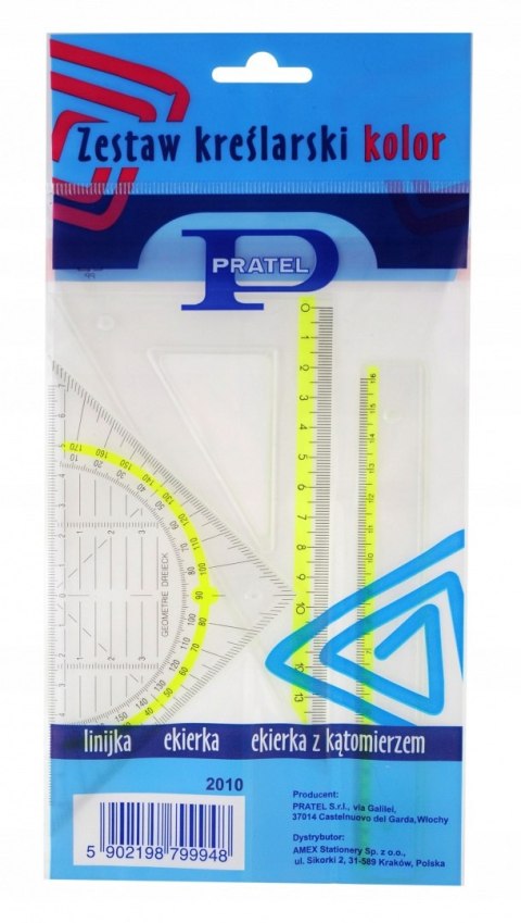 ZESTAW GEOMETRYCZNY KOLOR 16CM PRATEL ZESTAW GEOMETRYCZNY KOLOR 16CM PRATEL