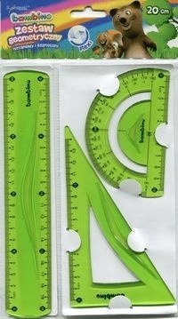 Zestaw geometryczny 20cm 3-el flexi BAMBINO (24) Zestaw geometryczny 20cm 3-el flexi BAMBINO (24)