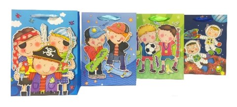 ! TOREBKA OZDOBNA BOYS BROKAT A5 ROZETTE ! TOREBKA OZDOBNA BOYS BROKAT A5 ROZETTE
