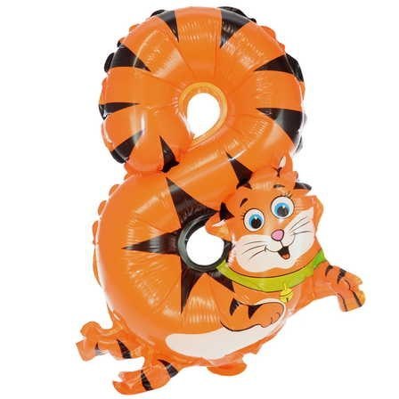 Balon foliowy cyferka zwierzątko nr 8 Balon foliowy cyferka zwierzątko nr 8