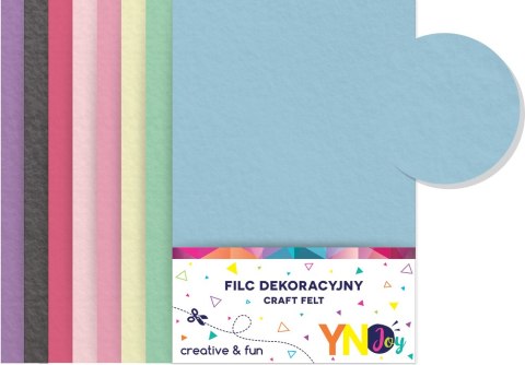 FILC DEKORACYJNY PASTEL 8SZT. ID