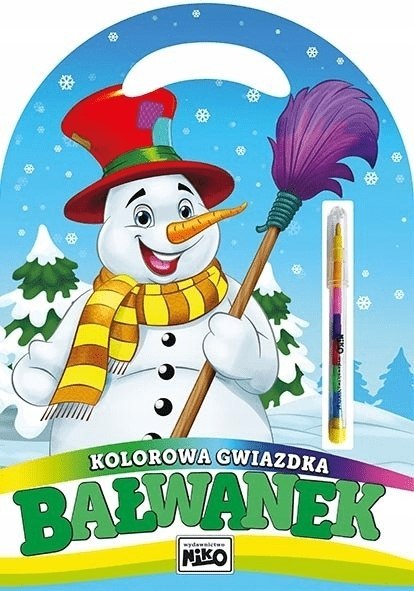 Kolorowa gwiazdka. Bałwanek NIKO Kolorowa gwiazdka. Bałwanek NIKO
