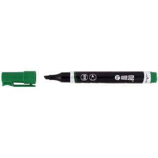 Marker permanentny MEMOBE zielony-ścięta końc.
