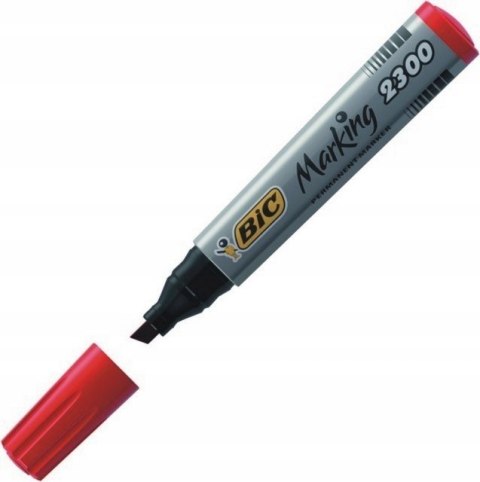 PERMANENT BIC 2300 ŚCIĘTY CZERWONY PERMANENT BIC 2300 ŚCIĘTY CZERWONY
