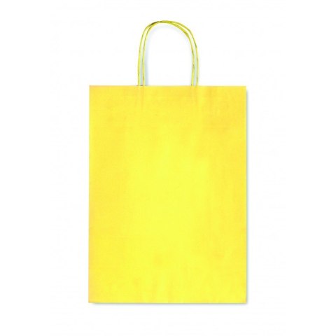 WR TOREBKA OZDOBNA 36X12X41CM GŁADKA ŻÓŁTA