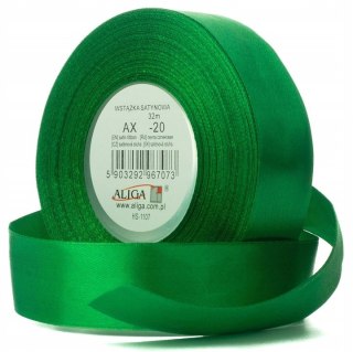 Wstążka sat. c.zieleń 25mm/32m 1szt ax25-20