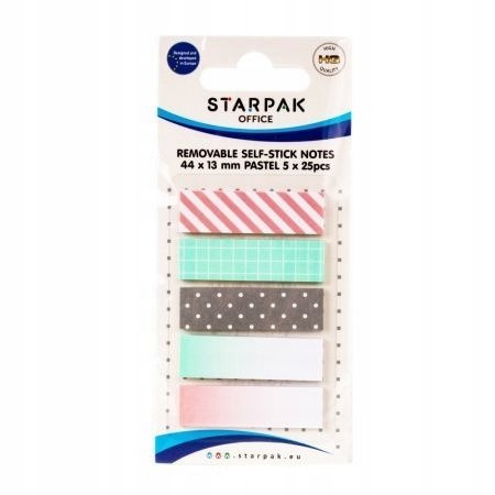ZAKLADKA IND 13X44 5X25K PASTEL STK B/C24/1008 ZAKLADKA IND 13X44 5X25K PASTEL STK B/C24/1008